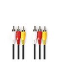 Cavo Video Composito 3x RCA maschio - 3x RCA maschio 2.0 m Nero