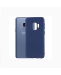 Cover per Samsung Galaxy S9 in silicone TPU opaca Blu