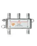 Splitter a 4 vie 5-2400MHz con connettori F in linea GT-SAT