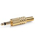 Connettore Jack Mono Maschio da 3,5mm confezione da 25 pezzi oro