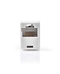 Adattatore di rete Cat 5 RJ45 femmina - RJ45 femmina Bianco
