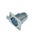 Connettore XLR 3-Pin Femmina Metallo Argento