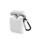 Cover protettiva in silicone per Airpods 1 & 2 (bianco)