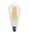 Lampadina goccia LED 7W E27 luce calda 820 lumen Duralamp