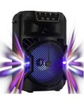 Cassa acustica portatile 8" 20W Luce LED Bluetooth/Radio/USB