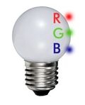 Lampadina ping ball 0.5W E27 Duralamp