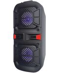 Cassa acustica 2x 4" 20W Batteria Effetti LED Bluetooth/SD/USB/Radio LiGE-A48