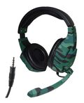 Cuffie gaming con microfono Tucci A3 - Verde scuro camouflage