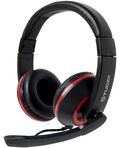 Cuffie gaming con microfono Tucci X5 - Nero e rosso