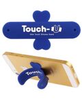 TOUCH-U - Supporto in silicone per smartphone - Blu