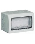 Idrobox IP55 4 moduli bianco compatibile Vimar Plana