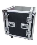 FLIGHT CASE 12U RACK 19" con ruote e doppio coperchio