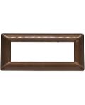 Placca 7 posti in tecnopolimero color bronzo compatibile Matix