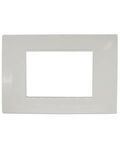 Placca 3 Posti Bianca 3M compatibile Vimar