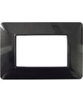 Placca in tecnopolimero 3P nero bistrò compatibile Matix