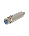 Adattatore XLR XLR 3p (F) - RCA Femmina Argento