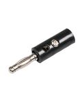 Connettore banana 4mm maschio - nero