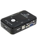 Switch KVM 2 porte USB 2.0 connettori USB/VGA