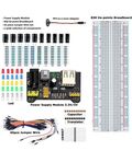 Set PSU per breadboard 2,1mm e cavi jumper