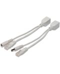 Cavi adattatori POE Fast Ethernet cavo iniettore/cavo splitter spina/presa DC 5,5mm