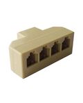 Splitter telefonico RJ11 1IN/4OUT 4 poli