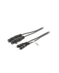 XLR Cavo Stereo 2x XLR 3-Pin Femmina - 2x RCA Maschio 1.5 m Grigio Scuro