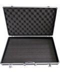 Valigia - Flight Case per microfoni nero/argento - 45x27.5x8cm