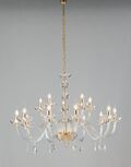LAMPADARIO RIFLESSO ORO 15XE14 96X67CM