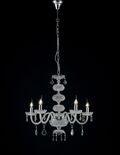LAMPADARIO INCANTO CROMO 5XE14 69X79CM