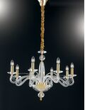 LAMPADARIO EPOQUE ORO 8XE14 70X52CM