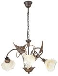 LAMPADARIO AUTUNNO MARRONE 3XE14 60X40CM