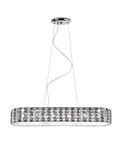 SOSPENSIONE TANGO TRASPARENTE/FUME' 6XG9 84X22X13CM