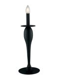 LUME ARMSTRONG NERO 1XE14 18X45CM
