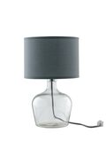 LUME HENDRIX GRIGIO 1XE27 23X37CM