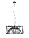 SOSPENSIONE LED COUGAR NERA 24W 1920LM 4000K 50X26CM