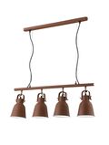 SOSPENSIONE LEGEND CORTEN 4XE27 85,5X15,5X31,3CM