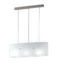 SOSPENSIONE AMSTERDAM BIANCA 3XE27 63X20CM