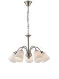 LAMPADARIO 1162 NIKEL 5XE14 60X39CM