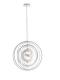 SOSPENSIONE CLUB BIANCO 1XE27 50CM