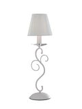 LUME PERLA BIANCO 1XE14 15X40CM