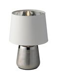 LUME ECSTASY SILVER 1XE14 17X29CM