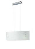 SOSPENSIONE LED CHARME BIANCA 50W 3750LM CCT CON TELECOMANDO 65X25X20CM