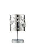 LUME BUTTERFLY CROMO 1XE14 13X19CM