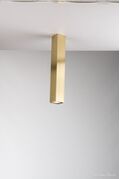 PLAFONIERA FLUKE QUADRA ORO 1XGU10 6X6X40CM