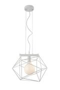 SOSPENSIONE ABRAXAS BIANCA 1XE27 40,5X29,5X31,6CM