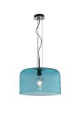 SOSPENSIONE GIBUS BLU 1XE27 40X20CM