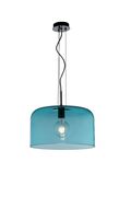 SOSPENSIONE GIBUS BLU 1XE27 30X15CM