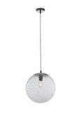 SOSPENSIONE NEREIDE TRASPARENTE 1XE27 33X33,4CM