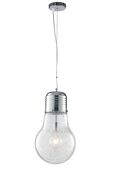 SOSPENSIONE LAMPADINA FILI ALLUMINIO 1XE27 15X19CM