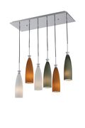 SOSPENSIONE SWING MULTICOLOR 6XE14 70X35X27CM